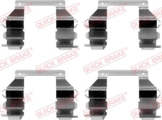 QUICK BRAKE 1091103 - Kit d'accessoires, plaquette de frein à disque cwaw.fr