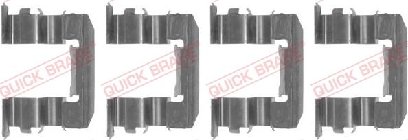 QUICK BRAKE 1091184 - Kit d'accessoires, plaquette de frein à disque cwaw.fr