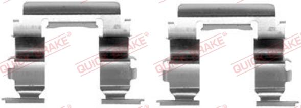 QUICK BRAKE 109-1181-1 - Kit d'accessoires, plaquette de frein à disque cwaw.fr