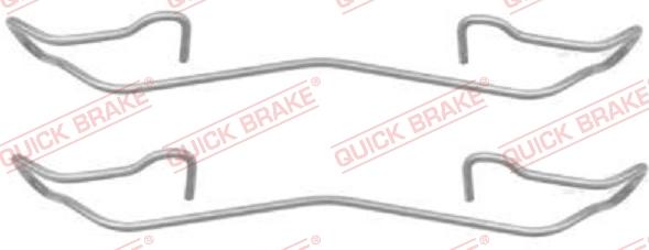 QUICK BRAKE 1091187 - Kit d'accessoires, plaquette de frein à disque cwaw.fr