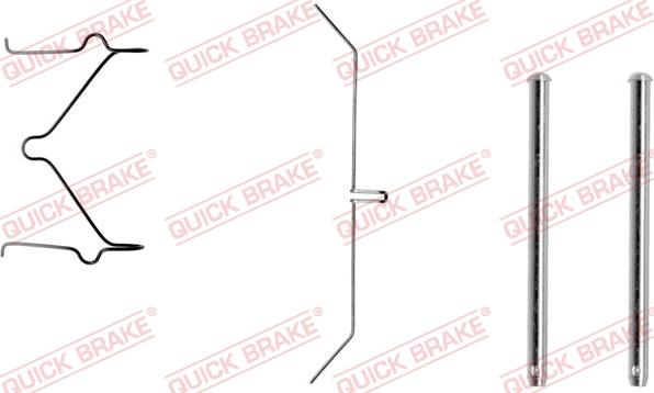 QUICK BRAKE 109-1129-1 - Kit d'accessoires, plaquette de frein à disque cwaw.fr