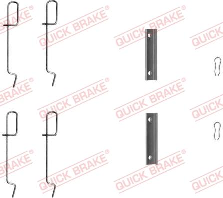 QUICK BRAKE 1091125 - Kit d'accessoires, plaquette de frein à disque cwaw.fr