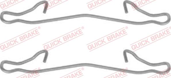 QUICK BRAKE 1091121 - Kit d'accessoires, plaquette de frein à disque cwaw.fr