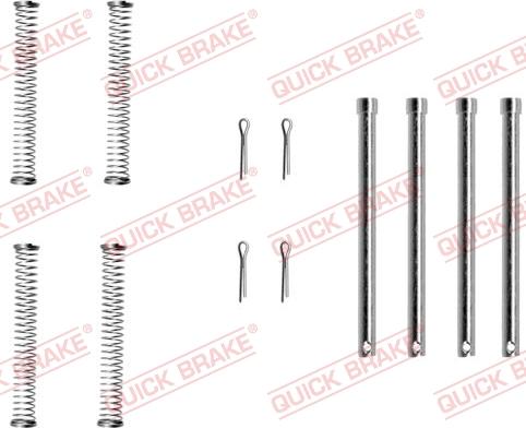 QUICK BRAKE 1091128 - Kit d'accessoires, plaquette de frein à disque cwaw.fr