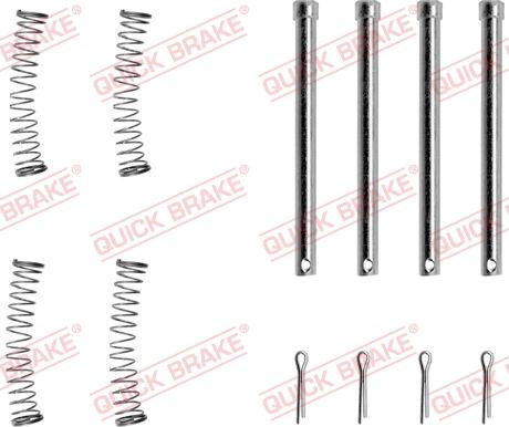 QUICK BRAKE 1091177 - Kit d'accessoires, plaquette de frein à disque cwaw.fr