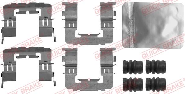 QUICK BRAKE 1091891 - Kit d'accessoires, plaquette de frein à disque cwaw.fr