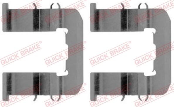 QUICK BRAKE 109-1893R-1 - Kit d'accessoires, plaquette de frein à disque cwaw.fr