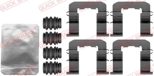 QUICK BRAKE 1091893 - Kit d'accessoires, plaquette de frein à disque cwaw.fr