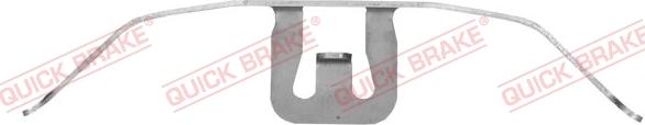 QUICK BRAKE 109-1845R-1 - Kit d'accessoires, plaquette de frein à disque cwaw.fr