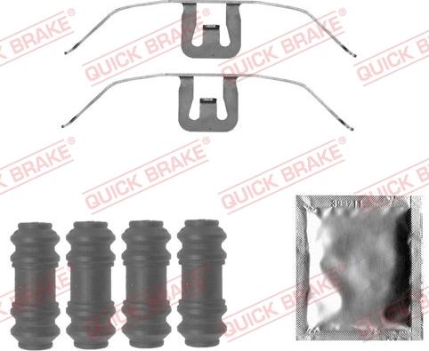 QUICK BRAKE 1091845 - Kit d'accessoires, plaquette de frein à disque cwaw.fr