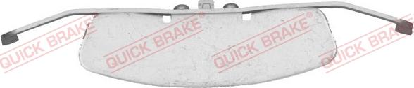 QUICK BRAKE 109-1846R-1 - Kit d'accessoires, plaquette de frein à disque cwaw.fr