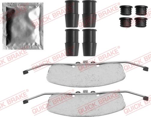 QUICK BRAKE 1091846 - Kit d'accessoires, plaquette de frein à disque cwaw.fr