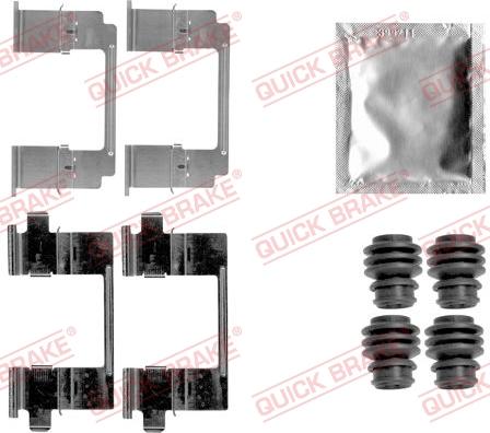 QUICK BRAKE 1091840 - Kit d'accessoires, plaquette de frein à disque cwaw.fr