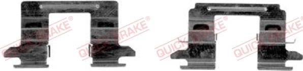 QUICK BRAKE 109-1841R-1 - Kit d'accessoires, plaquette de frein à disque cwaw.fr