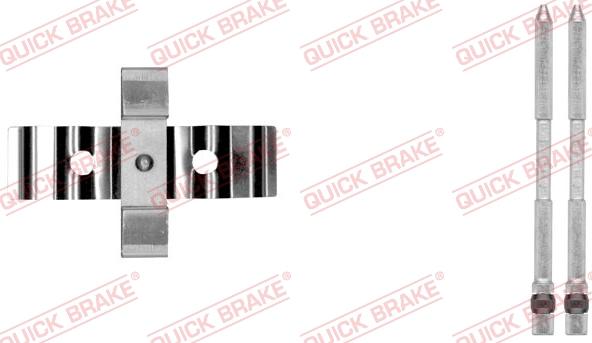 QUICK BRAKE 109-1848-1 - Kit d'accessoires, plaquette de frein à disque cwaw.fr