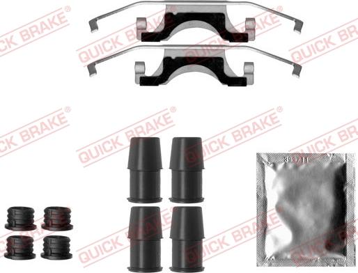 QUICK BRAKE 1091843 - Kit d'accessoires, plaquette de frein à disque cwaw.fr