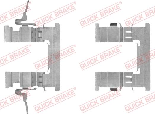 QUICK BRAKE 109-1842R-1 - Kit d'accessoires, plaquette de frein à disque cwaw.fr