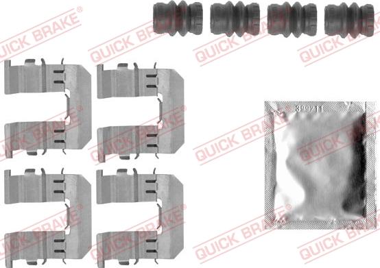 QUICK BRAKE 1091847 - Kit d'accessoires, plaquette de frein à disque cwaw.fr