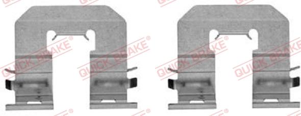 QUICK BRAKE 109-1856R-1 - Kit d'accessoires, plaquette de frein à disque cwaw.fr