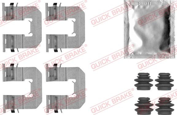 QUICK BRAKE 1091856 - Kit d'accessoires, plaquette de frein à disque cwaw.fr