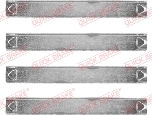 QUICK BRAKE 1091857 - Kit d'accessoires, plaquette de frein à disque cwaw.fr