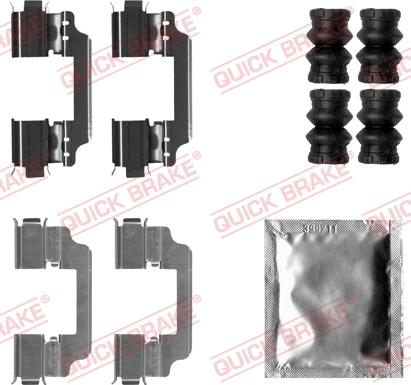 QUICK BRAKE 1091861 - Kit d'accessoires, plaquette de frein à disque cwaw.fr