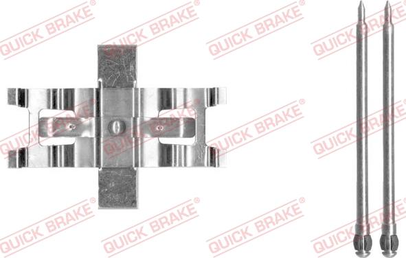 QUICK BRAKE 109-1805-1 - Kit d'accessoires, plaquette de frein à disque cwaw.fr