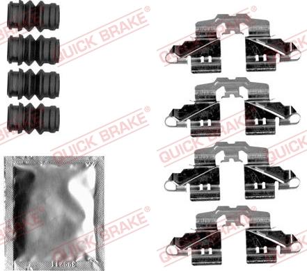 QUICK BRAKE 1091808 - Kit d'accessoires, plaquette de frein à disque cwaw.fr