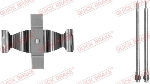 QUICK BRAKE 109-1803-1 - Kit d'accessoires, plaquette de frein à disque cwaw.fr