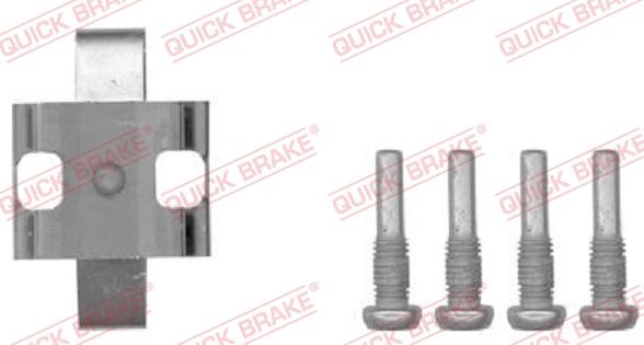 QUICK BRAKE 109-1802-1 - Kit d'accessoires, plaquette de frein à disque cwaw.fr