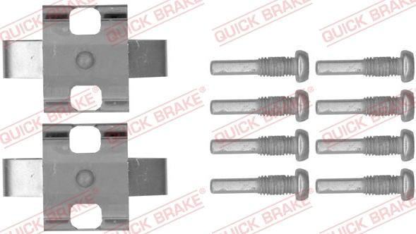 QUICK BRAKE 1091802 - Kit d'accessoires, plaquette de frein à disque cwaw.fr