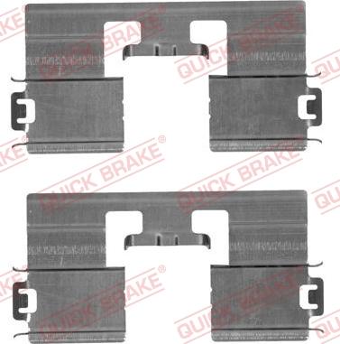 QUICK BRAKE 109-1818R-1 - Kit d'accessoires, plaquette de frein à disque cwaw.fr