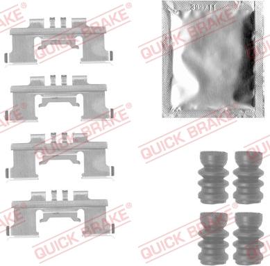 QUICK BRAKE 1091812 - Kit d'accessoires, plaquette de frein à disque cwaw.fr