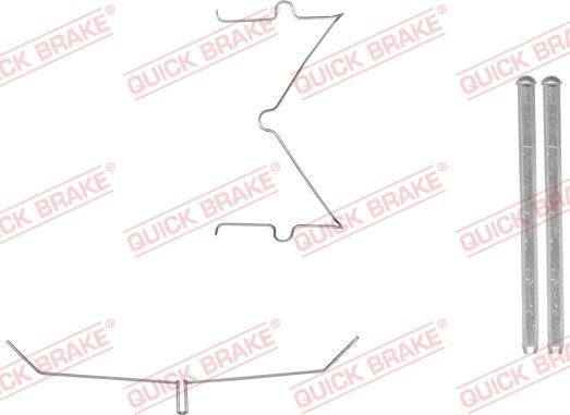 QUICK BRAKE 109-1885-1 - Kit d'accessoires, plaquette de frein à disque cwaw.fr