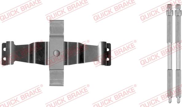 QUICK BRAKE 109-1886-1 - Kit d'accessoires, plaquette de frein à disque cwaw.fr