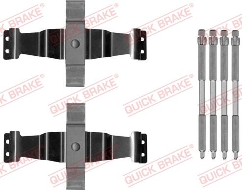 QUICK BRAKE 1091886 - Kit d'accessoires, plaquette de frein à disque cwaw.fr