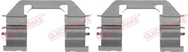 QUICK BRAKE 109-1888R-1 - Kit d'accessoires, plaquette de frein à disque cwaw.fr