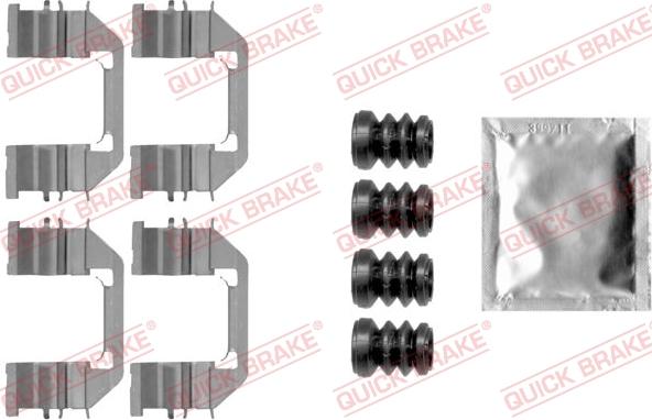 QUICK BRAKE 1091888 - Kit d'accessoires, plaquette de frein à disque cwaw.fr