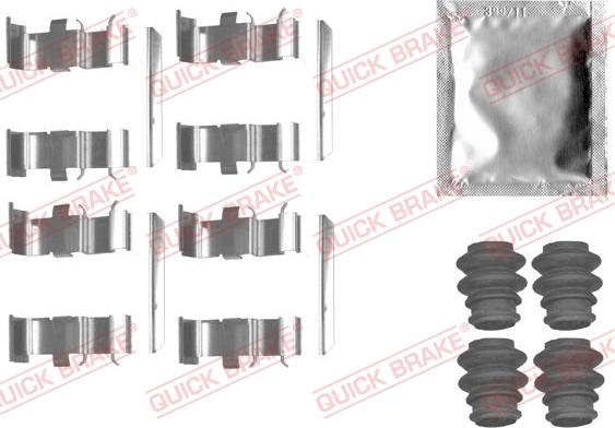 QUICK BRAKE 1091831 - Kit d'accessoires, plaquette de frein à disque cwaw.fr