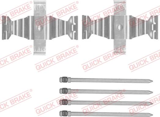 QUICK BRAKE 1091829 - Kit d'accessoires, plaquette de frein à disque cwaw.fr