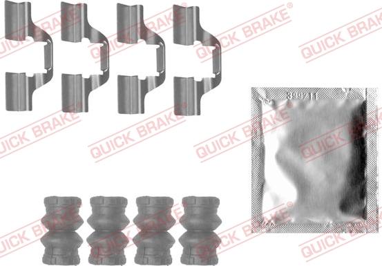 QUICK BRAKE 1091827 - Kit d'accessoires, plaquette de frein à disque cwaw.fr