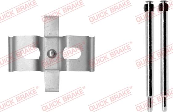 QUICK BRAKE 109-1878-1 - Kit d'accessoires, plaquette de frein à disque cwaw.fr