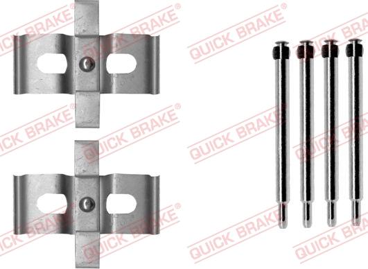 QUICK BRAKE 1091878 - Kit d'accessoires, plaquette de frein à disque cwaw.fr