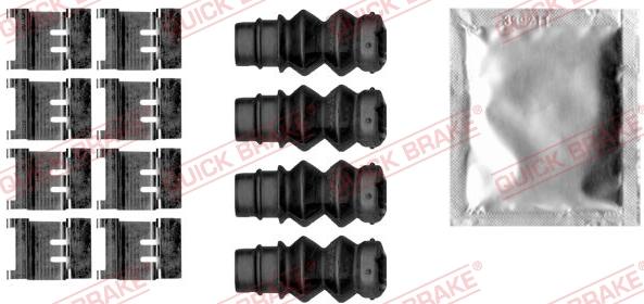 QUICK BRAKE 1091877 - Kit d'accessoires, plaquette de frein à disque cwaw.fr