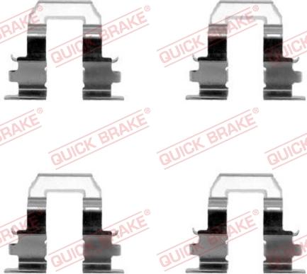 QUICK BRAKE 1091255 - Kit d'accessoires, plaquette de frein à disque cwaw.fr