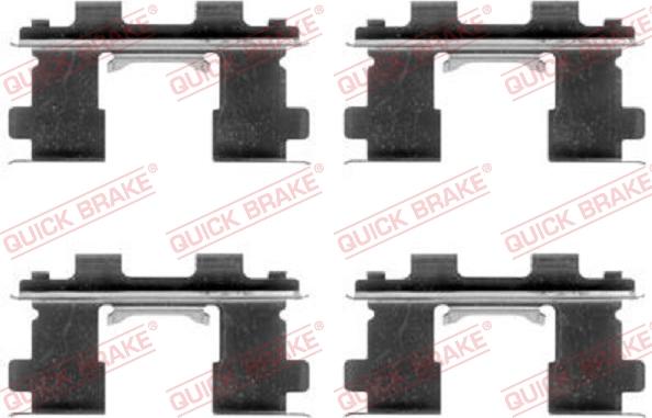 QUICK BRAKE 1091253 - Kit d'accessoires, plaquette de frein à disque cwaw.fr