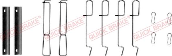 QUICK BRAKE 1091265 - Kit d'accessoires, plaquette de frein à disque cwaw.fr