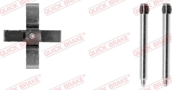 QUICK BRAKE 109-1266-1 - Kit d'accessoires, plaquette de frein à disque cwaw.fr