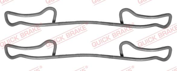 QUICK BRAKE 1091200 - Kit d'accessoires, plaquette de frein à disque cwaw.fr