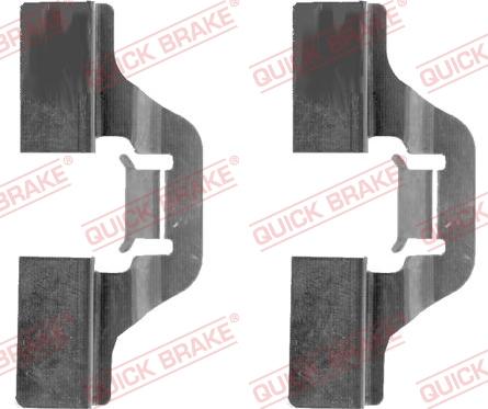 QUICK BRAKE 109-1211-1 - Kit d'accessoires, plaquette de frein à disque cwaw.fr